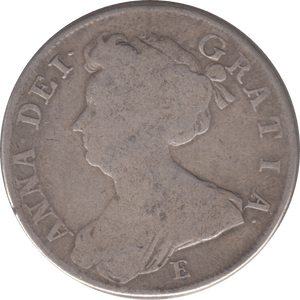 1707 HALFCROWN ( NF ) E 1