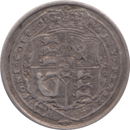 1818 SIXPENCE ( VF ) 1