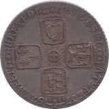 1757 SIXPENCE ( GVF )