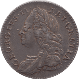 1757 SIXPENCE ( GVF )