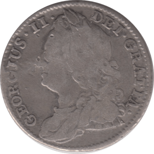 1743 SIXPENCE ( FINE )