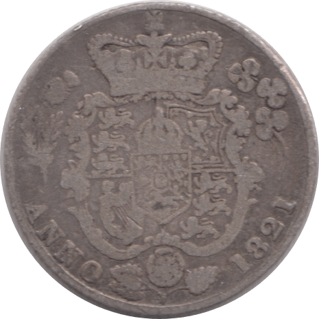 1821 SIXPENCE ( FINE ) 1