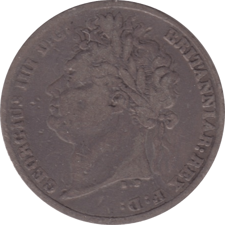 1821 SIXPENCE ( FINE ) 1