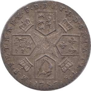 1787 SIXPENCE ( AUNC ) 1