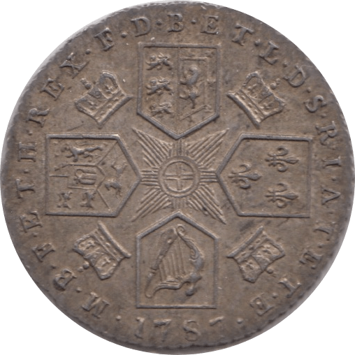 1787 SIXPENCE ( AUNC ) 1