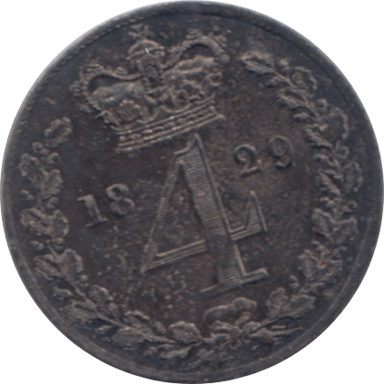 1829 MAUNDY FOURPENCE ( BU ) - Maundy Coins - Cambridgeshire Coins