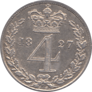 1827 MAUNDY FOURPENCE ( BU ) - Maundy Coins - Cambridgeshire Coins