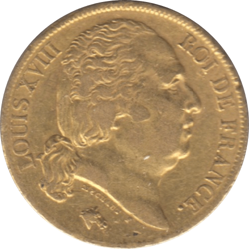 1819 GOLD 20 FRANCS FRANCE A