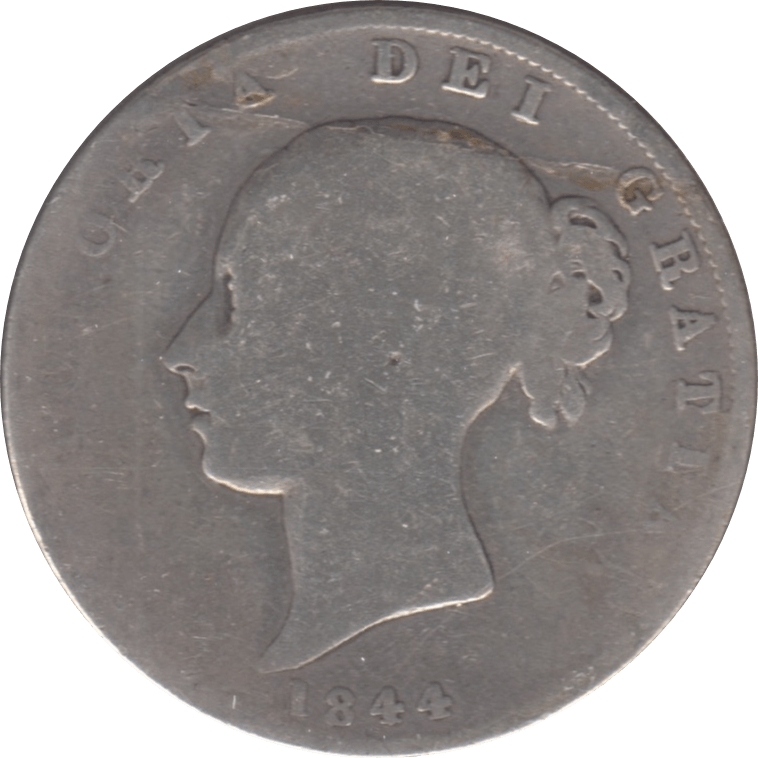 1844 HALFCROWN ( FAIR ) 1 - Halfcrown - Cambridgeshire Coins