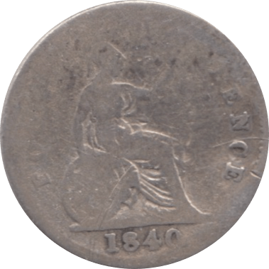 1840 FOURPENCE ( FAIR ) - Fourpence - Cambridgeshire Coins