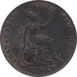 1841 FARTHING ( VF ) 1 - Farthing - Cambridgeshire Coins
