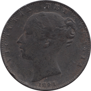 1841 FARTHING ( VF ) 1 - Farthing - Cambridgeshire Coins