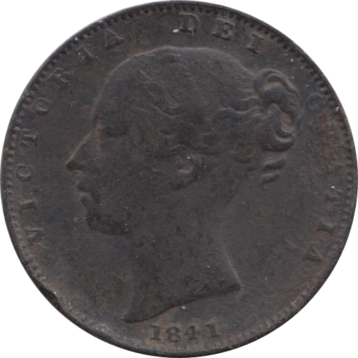 1841 FARTHING ( VF ) 1 - Farthing - Cambridgeshire Coins