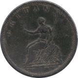 1806 HALFPENNY ( VF ) 1