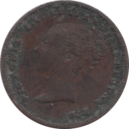 1843 HALF FARTHING ( GVF ) 1 - Half Farthing - Cambridgeshire Coins