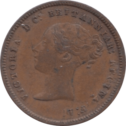 1844 HALF FARTHING ( AUNC ) 1 - Half Farthing - Cambridgeshire Coins
