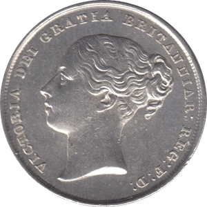 1842 SHILLING ( AUNC ) - Shilling - Cambridgeshire Coins