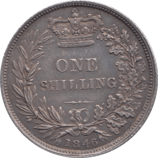 1846 SHILLING ( EF ) - Shilling - Cambridgeshire Coins