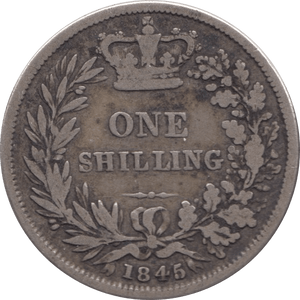 1845 SHILLING ( GF ) - Shilling - Cambridgeshire Coins
