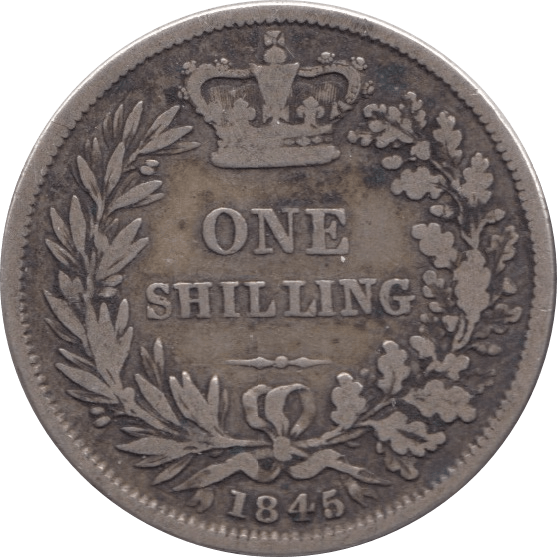 1845 SHILLING ( GF ) - Shilling - Cambridgeshire Coins