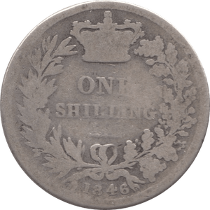 1846 SHILLING ( NF ) - Shilling - Cambridgeshire Coins