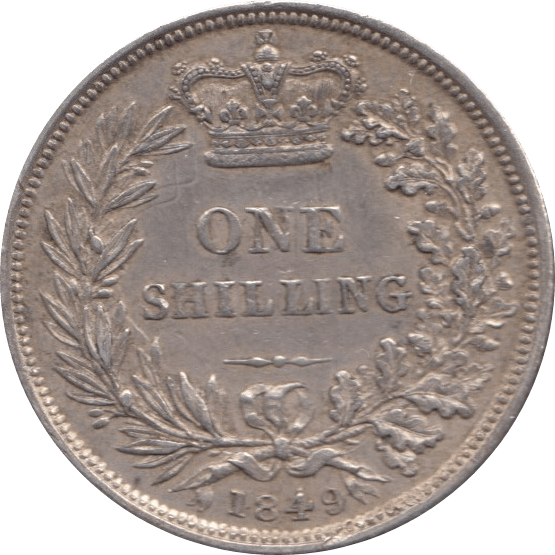 1849 SHILLING ( EF ) - Shilling - Cambridgeshire Coins