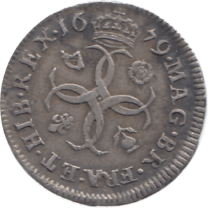 1679 MAUNDY FOURPENCE ( GVF )