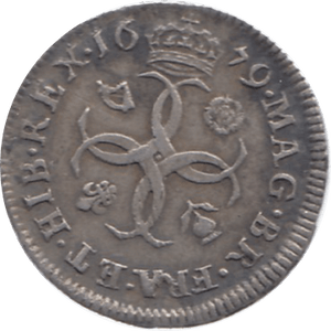 1679 MAUNDY FOURPENCE ( GVF )
