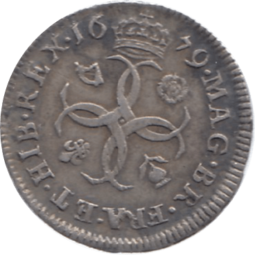 1679 MAUNDY FOURPENCE ( GVF )