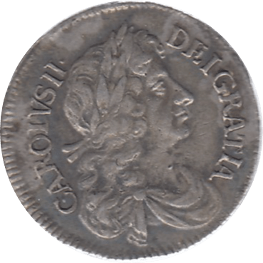 1679 MAUNDY FOURPENCE ( GVF )