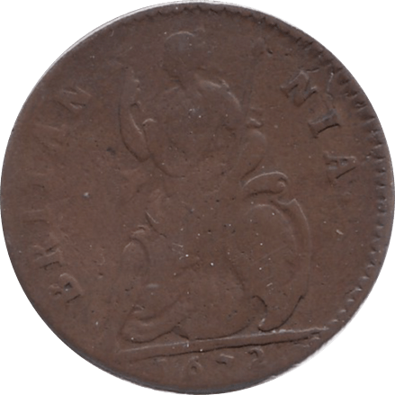 1672 FARTHING ( FINE )