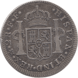 1782 SILVER 2 REALES SPAIN BOLIVIA