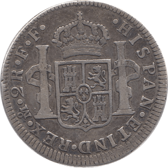 1782 SILVER 2 REALES SPAIN BOLIVIA
