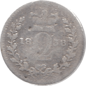 1838 MAUNDY TWOPENCE ( FAIR ) - Maundy Coins - Cambridgeshire Coins