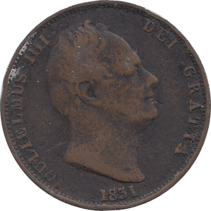 1831 HALFPENNY ( NF ) - Halfpenny - Cambridgeshire Coins
