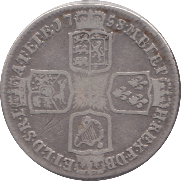 1758 SHILLING ( FINE ) 3
