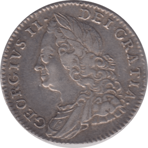 1758 SIXPENCE ( VF ) 3