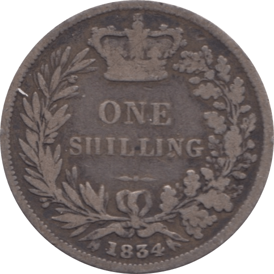 1834 SHILLING ( FAIR ) - Shilling - Cambridgeshire Coins
