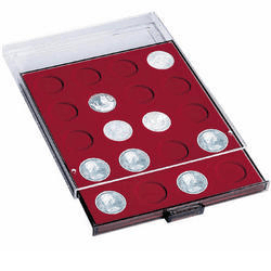 COIN TRAYS WITH ROUND COMPARTMENTS - COIN TRAYS WITH ROUND COMPARTMENTS - Cambridgeshire Coins