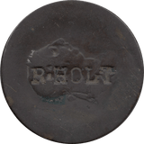EARLY 1800S COUNTER MERCHANTS STAMP R.HOLT - Token - Cambridgeshire Coins