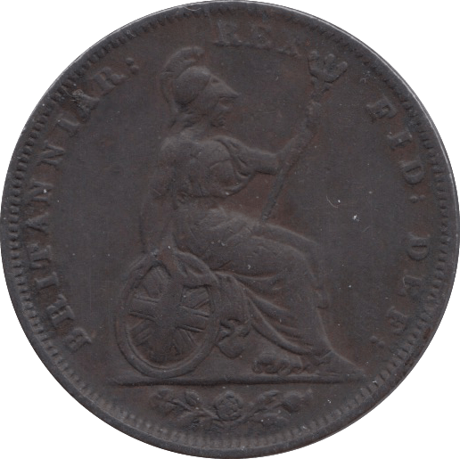 1830 FARTHING ( GVF ) - Farthing - Cambridgeshire Coins