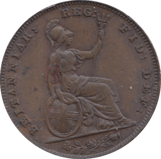 1852 FARTHING ( AUNC ) 1 - Farthing - Cambridgeshire Coins