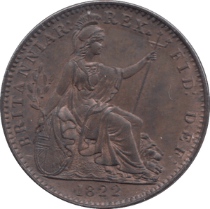 1822 FARTHING ( BU ) 1