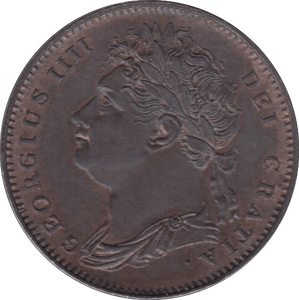 1822 FARTHING ( BU ) 1