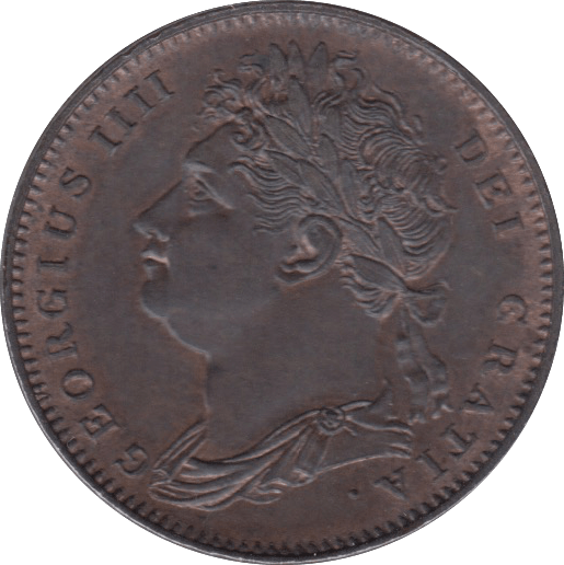 1822 FARTHING ( BU ) 1