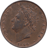 1826 FARTHING ( EF ) 1 - Farthing - Cambridgeshire Coins