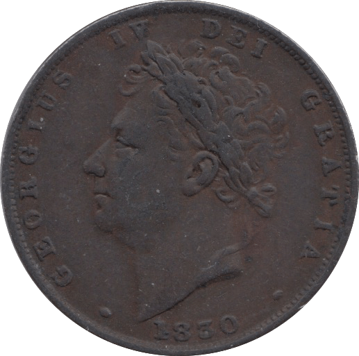 1830 FARTHING ( GVF ) - Farthing - Cambridgeshire Coins