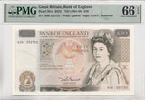 FIFTY POUNDS BANKNOTE SOMERSET PMG 66 GEM UNCIRCULATED A06252752 - £50 Banknotes - Cambridgeshire Coins