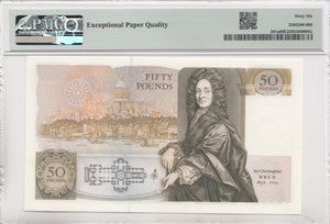 FIFTY POUNDS BANKNOTE SOMERSET PMG 66 GEM UNCIRCULATED A06252758 - £50 Banknotes - Cambridgeshire Coins