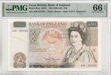 FIFTY POUNDS BANKNOTE SOMERSET PMG 66 GEM UNCIRCULATED A06252762 - £50 Banknotes - Cambridgeshire Coins